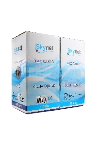 Кабель SkyNet Standart FTP indoor 4x2x0,48, медный, FLUKE TEST, кат.5e, однож., 305 м, box, серый