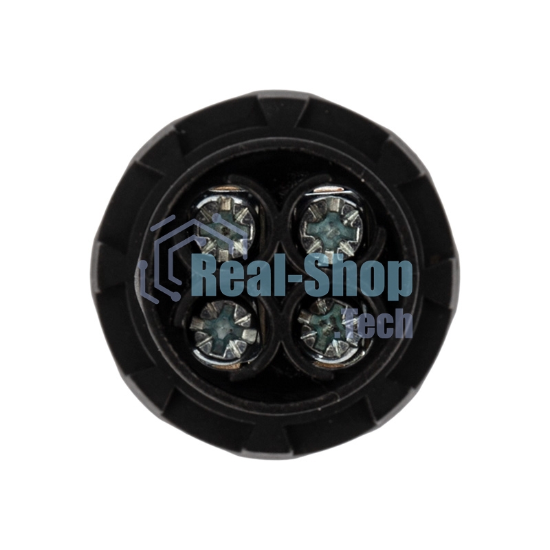 Кнопка Rexant EB22 возвратная красная NO+NC 230 В