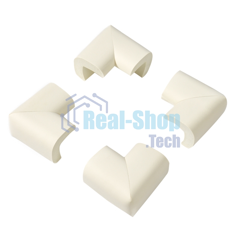 Мягкие накладки-протекторы для мебели (34x11x50 мм) 4 шт.