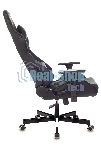 Кресло игровое Knight ARMOR черный, ромбик, эко.кожа, с подголовником, крестовина металл