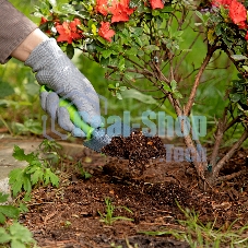 Совок посадочный широкий Palisad 85х250 мм, стальной, пластиковая рукоятка