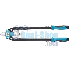 Заклепочник двуручный Gross 40409 усиленный 520 мм, удлин. рукоятки, для заклепок 3,2-4,0-4,8-6,0-6,4