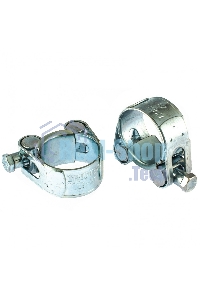 Хомуты металлические Сибртех, силовые 29-31 мм, ширина 20 мм, шарнирные, W1, 2 шт. 47511