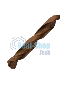 Сверло по металлу Matrix, 5 мм, HSS, нитридтитановое покрытие, цилиндрический хвостовик