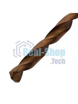 Сверло по металлу Matrix, 5 мм, HSS, нитридтитановое покрытие, цилиндрический хвостовик