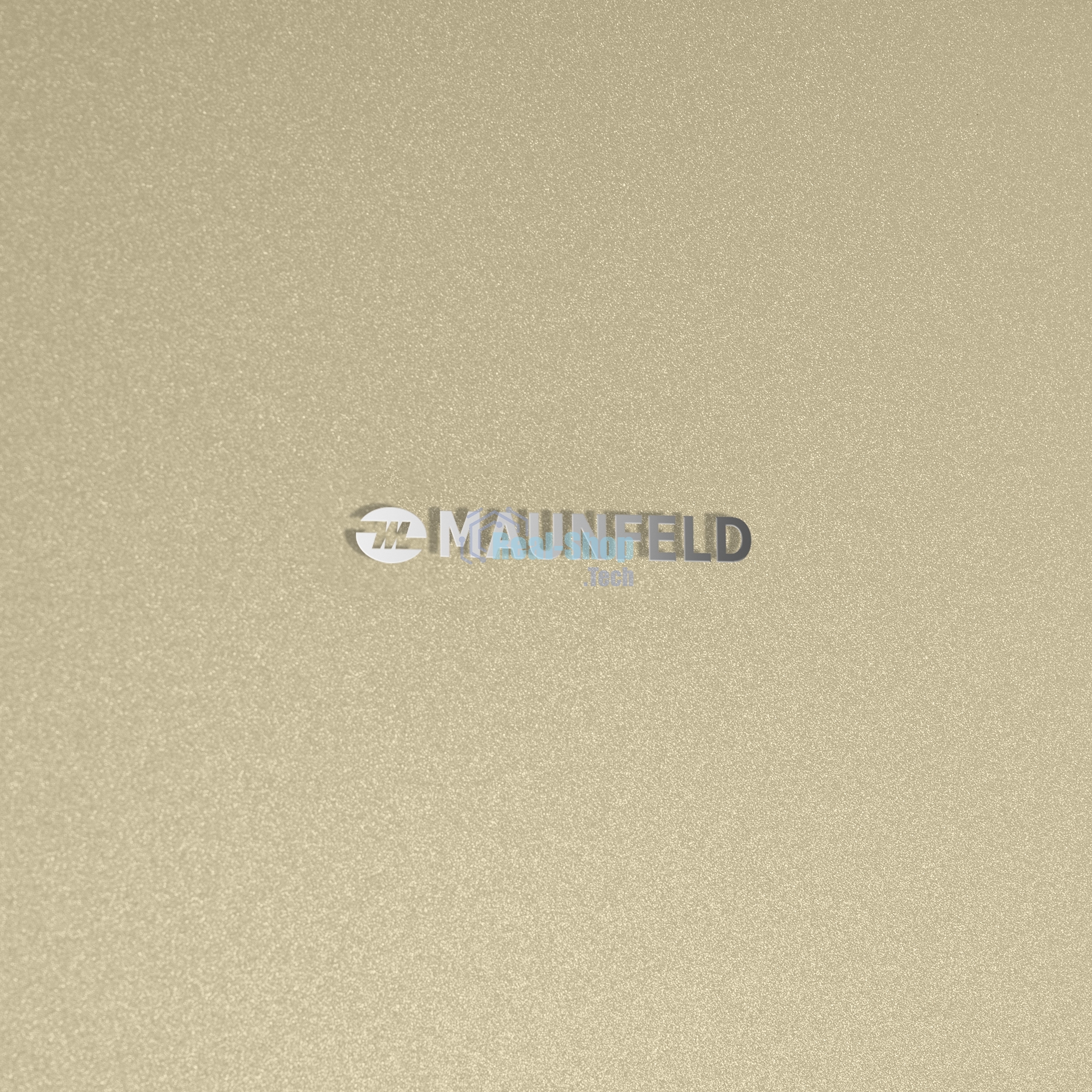 Холодильник Maunfeld MFF200NFBG бежевый двухкамерный 271/106л морозилка снизу, Total No Frost