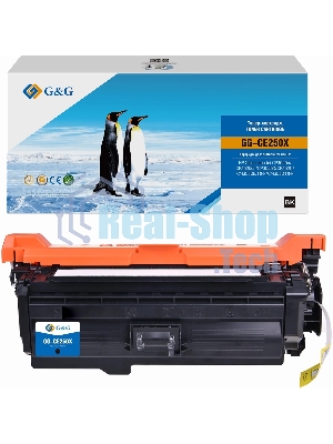 Картридж лазерный G&G GG-CE250X CE250X черный (10500 стр.) для HP CLJ CP3525n/CP3525dn/CP3525X/CP3520/CM3530fs MFP/CM3530 MFP