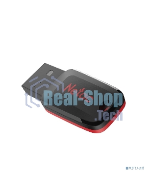 Флешка USB R/W Netac 128Gb U197 NT03U197N-128G-20BK USB 2.0 черный/красный
