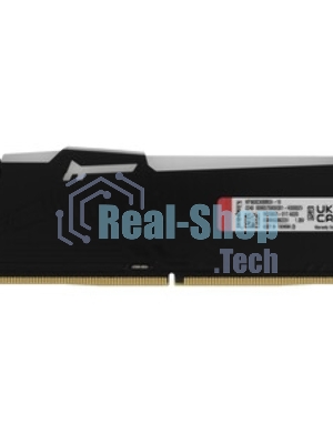 Оперативная память Kingston Fury Beast, DDR5, 16Gb (1x16Gb), 6000MHz, CL36, DIMM, с радиатором, RGB, белый