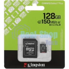 Флеш карта microSDXC 128Gb Kingston SDCS3/128GbSP Canvas Select Plus w/o adapter