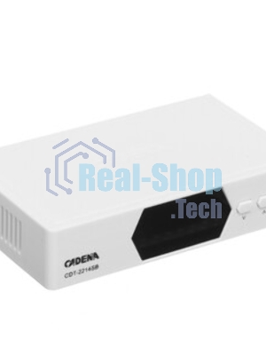Приставка для цифрового ТВ Cadena CDT-2214SB белый, DVB-T2, DVB-T, HDMI, USB 2.0