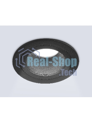 Встраиваемый точечный светильник Ambrella light TN102824 BK/BK черный/черный GU5.3 D92*50
