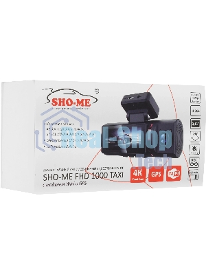 Видеорегистратор Sho-Me FHD-1000 TAXI, 3840x2160, 3.16