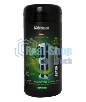 Чистящие салфетки Defender для поверхностей офисной техники (Не применять для ЖК-экранов!)/туба/110 шт/Германия