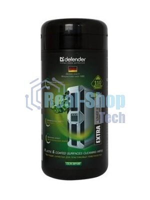 Чистящие салфетки Defender для поверхностей офисной техники (Не применять для ЖК-экранов!)/туба/110 шт/Германия