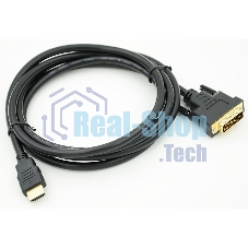 Кабель HDMI/DVI-D 3м SIEMAX 19M - DVI Dual Link, черный