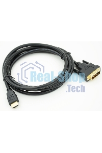 Кабель HDMI/DVI-D 3м SIEMAX 19M - DVI Dual Link, черный