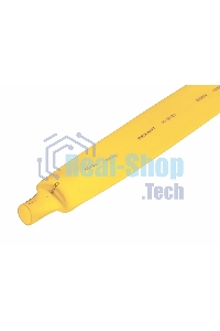 Трубка термоусадочная Rexant 20.0/10.0 1м желтый