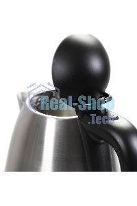 Чайник электрический Galaxy GL 0321, серый, металл, 2000 Вт, 2,5 л, корпус из нержавеющей стали AISI 304, скрытый нагревательный элемент из нержавеющей стали AISI 304, индикатор работы