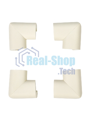 Мягкие накладки-протекторы для мебели (34x11x50 мм) 4 шт.