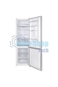 Холодильник Maunfeld MFF200NFBG бежевый двухкамерный 271/106л морозилка снизу, Total No Frost