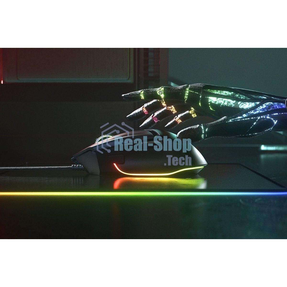 Мышь проводная Razer Basilisk V3 35K черный, 35000 dpi, USB, кнопки - 11