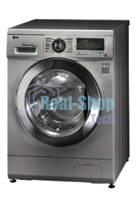 Стиральная машина LG F1296TD4 серебристый, загрузка фронтальная 8 кг, 1200 об/мин, класс: А