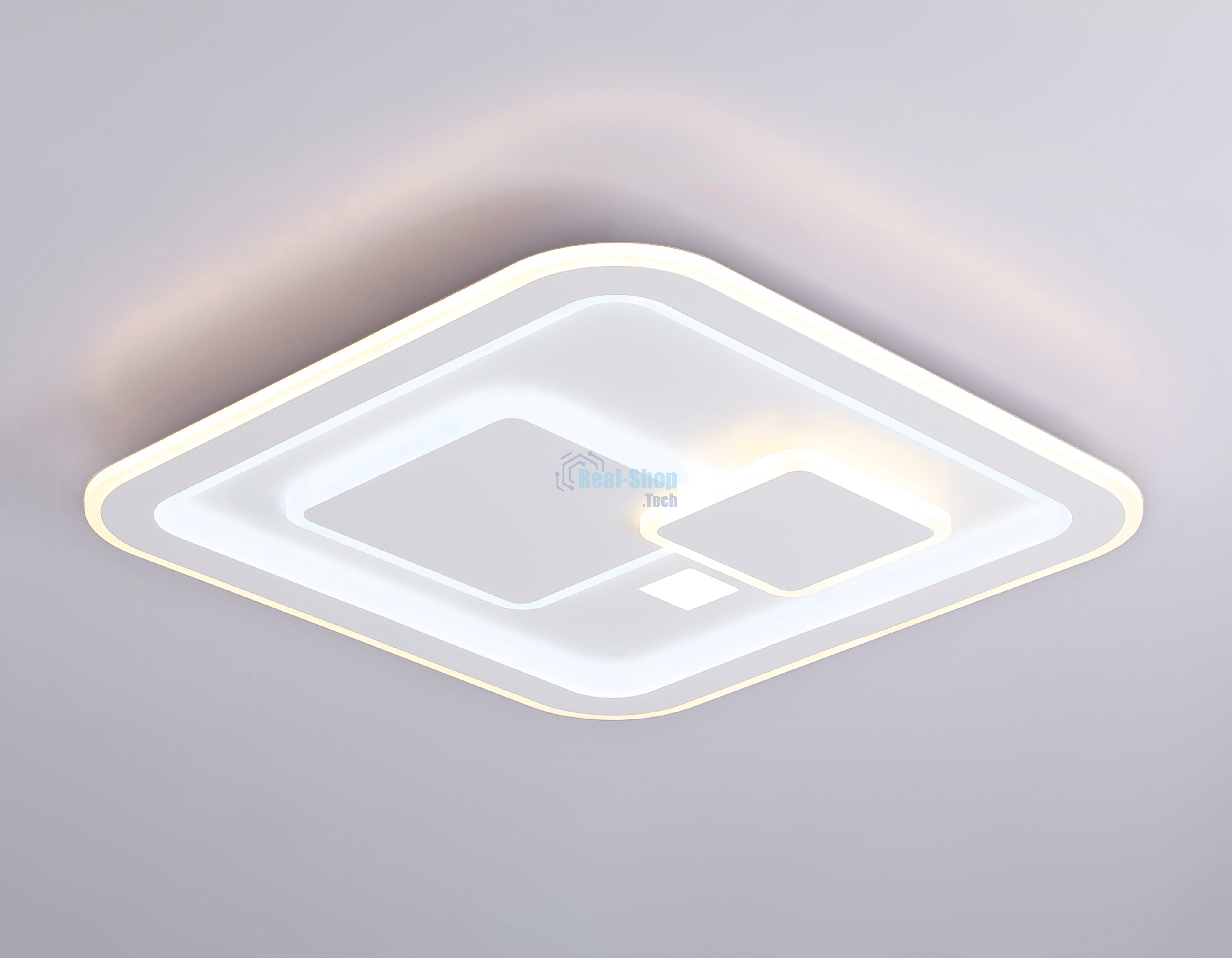 Светильник Ambrella light FA7712 WH белый 3000K-6400K 99W 480*480*60 (ПДУ РАДИО 2.4G)