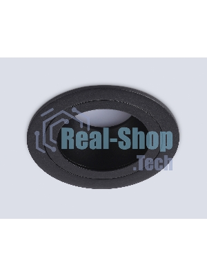 Встраиваемый точечный светильник Ambrella light TN102824 BK/BK черный/черный GU5.3 D92*50