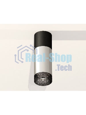 Светильник Ambrella Light XS6325061 PSL/SBK/BK серебро полированное/черный песок/тонированный MR16 GU5.3