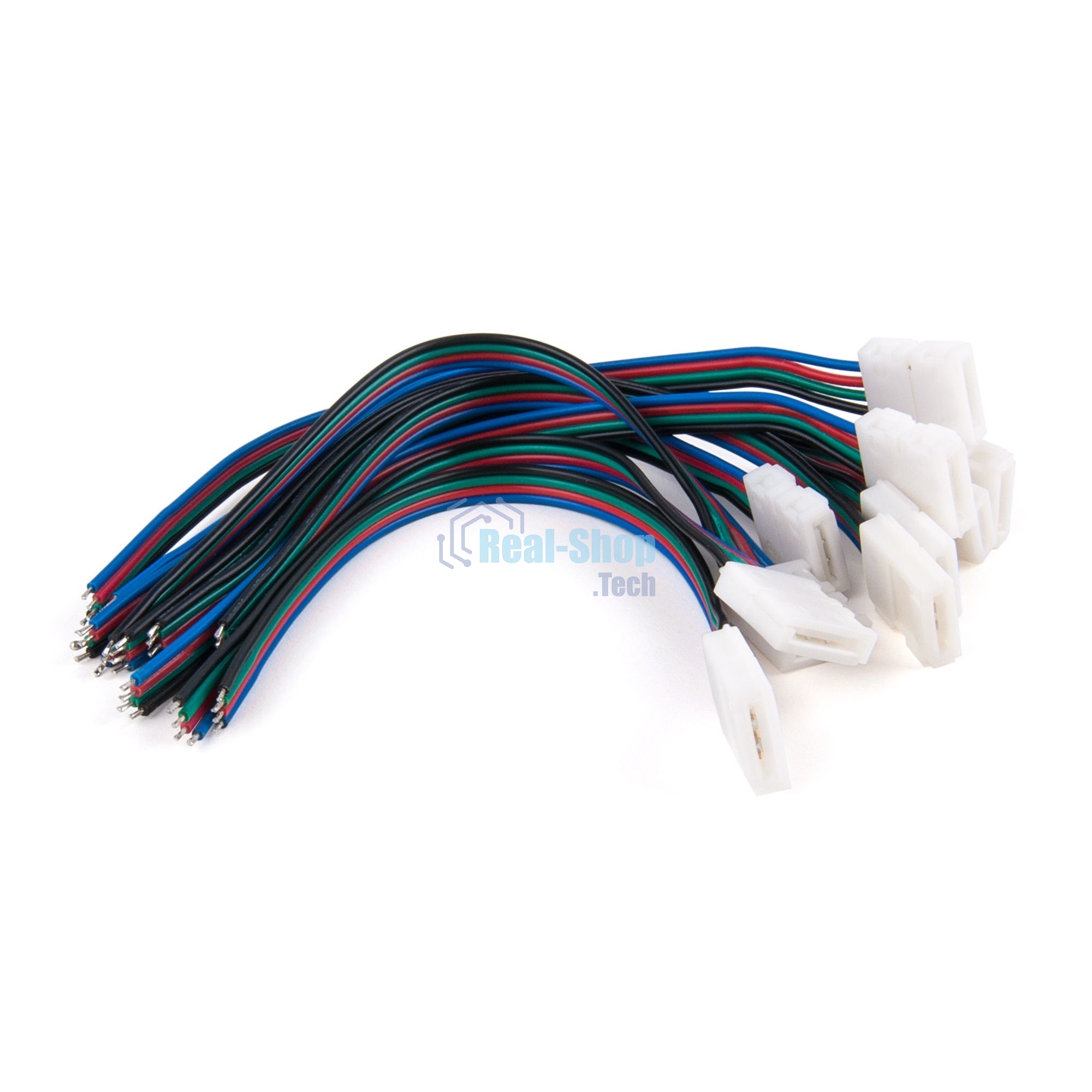 Connector 10cm RGB / Соединитель электрический Коннектор 10cm для RGB светодиодной ленты (10 pkt)
