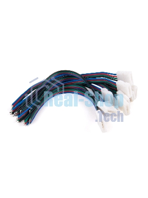 Connector 10cm RGB / Соединитель электрический Коннектор 10cm для RGB светодиодной ленты (10 pkt)