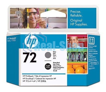 Печатающая головка HP №72 C9380A фото черный/серый печатающая головка для HP DJ T1100/T610