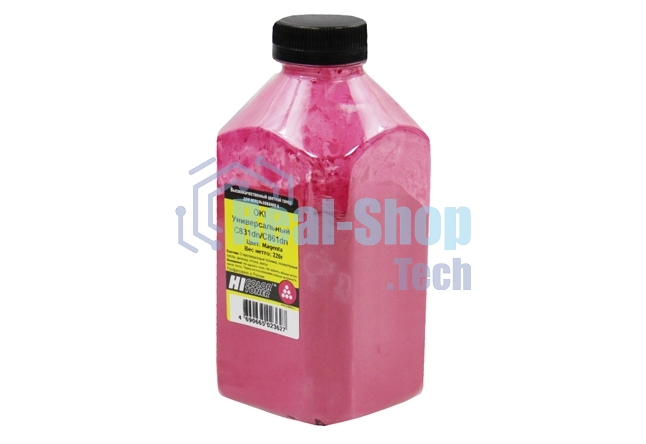 Тонер Hi-Black Универсальный для Oki С831dn/C861dn, M, 220 г, банка