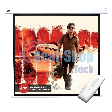 Экран 250x250 см Motoscreen 1:1 настенно-потолочный рулонный (моторизованный) 139' фибергласс