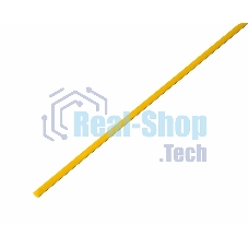 Трубка термоусадочная 3.0/1.5 1м жел. Rexant 20-3002