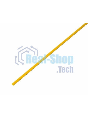 Трубка термоусадочная 3.0/1.5 1м жел. Rexant 20-3002