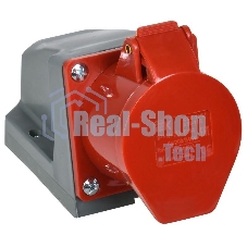 Розетка ОП 16А 380В 3P+PE+N ССИ-115 IP44 ИЭК PSR12-016-5