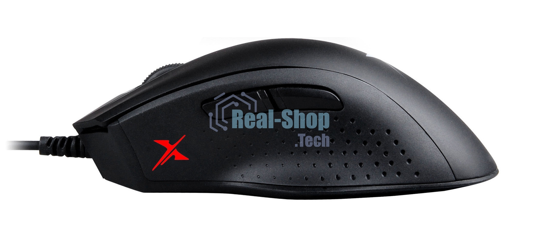 Мышь проводная A4Tech Bloody X5 Max черный, 10000 dpi, USB, кнопки - 9