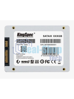 Накопитель SSD KingSpec P3-128, 128Gb, SATA, 2.5