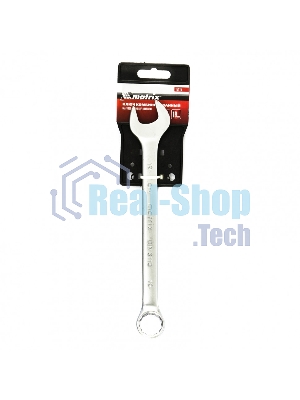 Ключ Matrix комбинированный, 19 мм, CrV, матовый хром