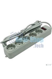 Сетевой фильтр ExeGate EX221186RUS SP-5-3G (5 розеток, 3 м, евровилка, серый)