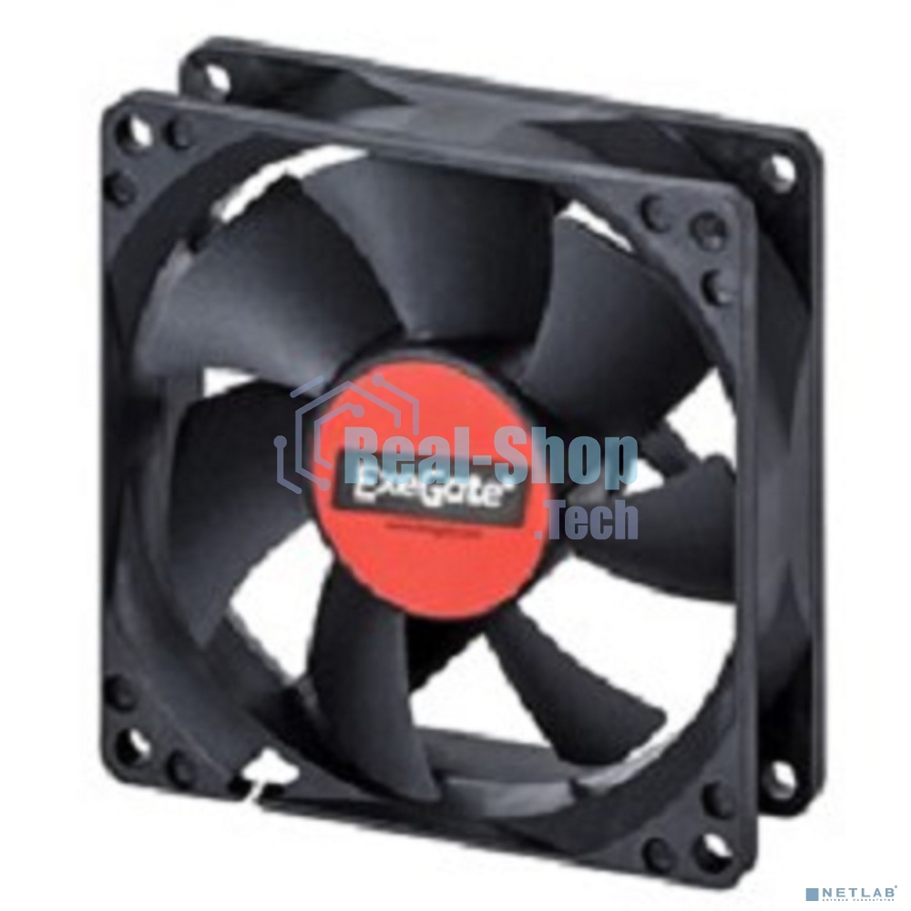 Вентилятор для корпуса ExeGate ExtraPower EP12025H3P черный, 120 мм, 1800 об/мин, 28 дБ, 3 pin