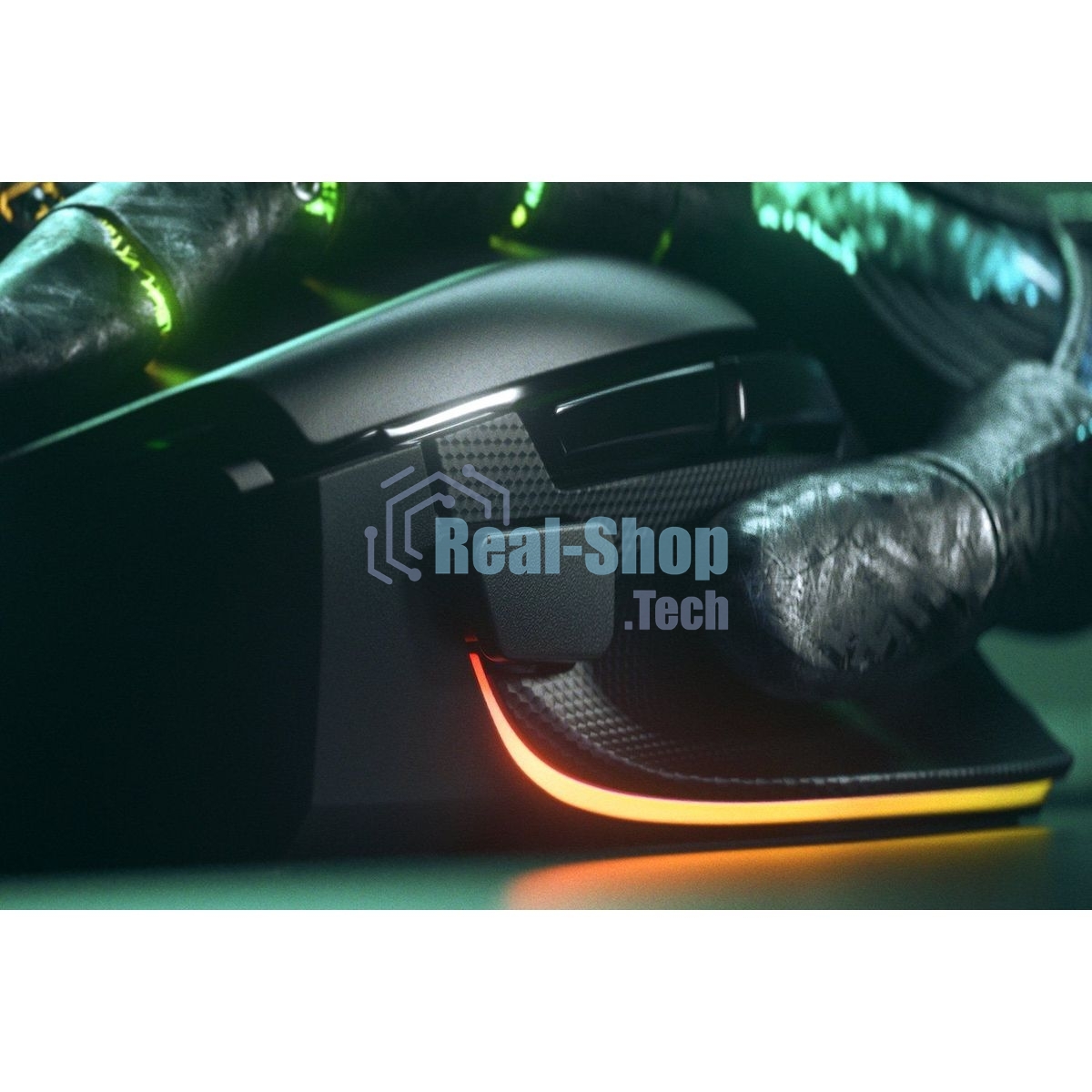 Мышь проводная Razer Basilisk V3 35K черный, 35000 dpi, USB, кнопки - 11