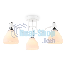 Светильник Ambrella light TR303302/3 WH/CH/FR белый/хром/белый матовый E27*3 max 60W D600*270