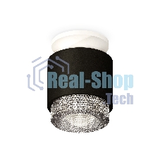 Светильник Ambrella Light XS7511042 SBK/SWH/CL черный песок/белый песок/прозрачный MR16 GU5.3 (N7925, C7511, N7191)