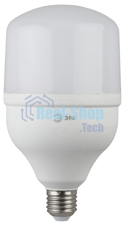 Лампа светодиодная ЭРА POWER RED LINE LED T120-60W-6500-E27/E40 R 60Вт колокол холодный белый свет E27/E40