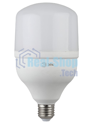 Лампа светодиодная ЭРА POWER RED LINE LED T120-60W-6500-E27/E40 R 60Вт колокол холодный белый свет E27/E40