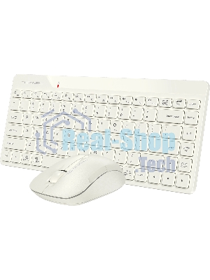 Комплект клавиатура+мышь A4Tech FStyler FG2200 Air2 беспроводной, USB, 1200 DPI, бежевый