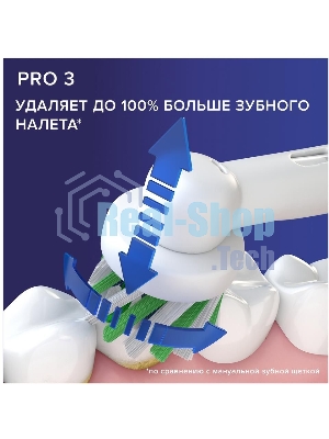 Электрическая зубная щетка Oral-B Pro 3/D505.513.3 CrossAction голубой